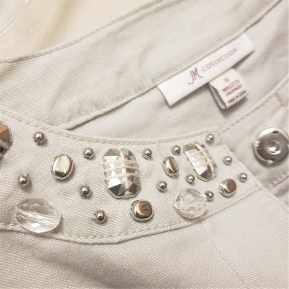 JM Collection Beaded Jacket - Picture 4 of 6